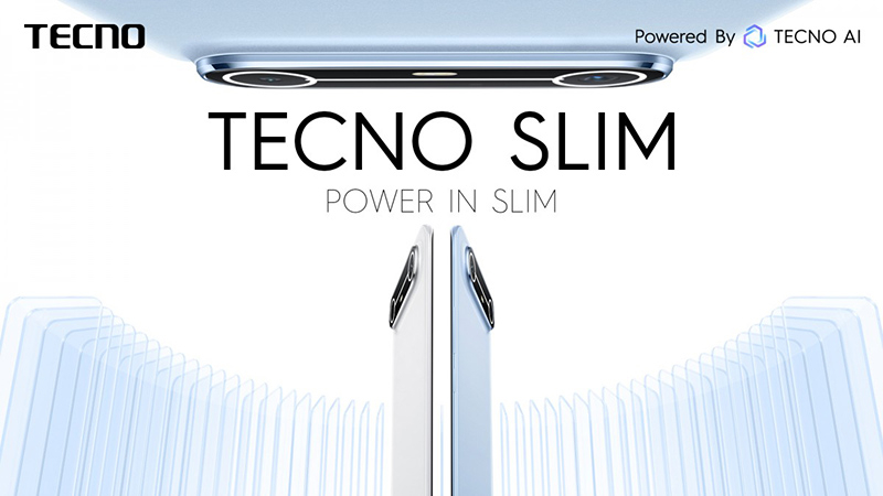 Tecno представила сверхтонкие смартфоны Spark Slim и Pova Slim — меньше 6 мм, но больше 5000 мА·ч