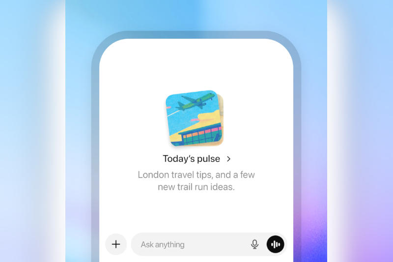 OpenAI анонсировала ChatGPT Pulse - ИИ-агента, который следит за пользователем постоянно