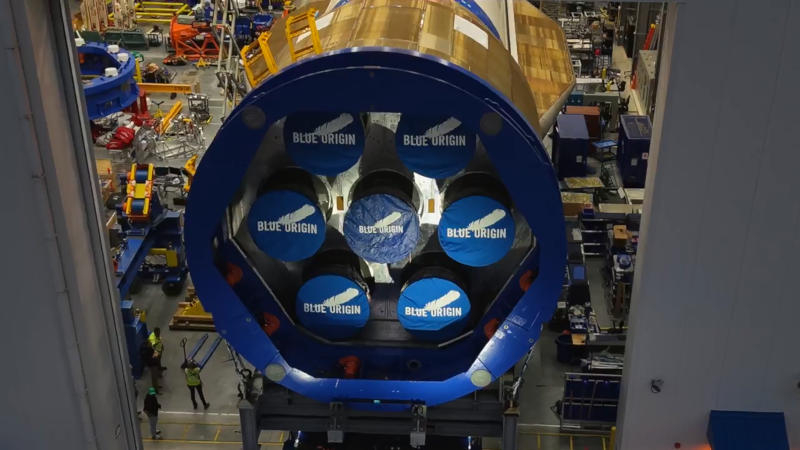 Blue Origin готовит второй запуск тяжёлой ракеты New Glenn — компания хочет попытаться вернуть первую ступень