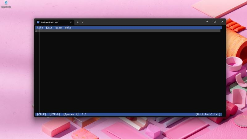 Microsoft добавила консольный текстовый редактор Edit в Windows 11