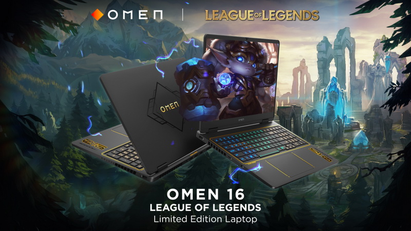 HP показала ноутбук Omen 16 для фанатов League of Legends  на базе Core i7-14650HX и GeForce RTX 5070