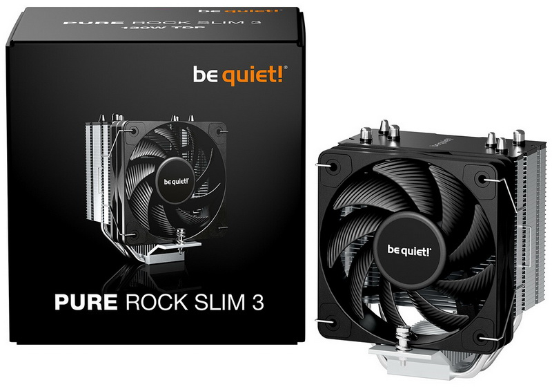 Be quiet! представила компактный башенный кулер Pure Rock Slim 3 для процессоров до 130 Вт