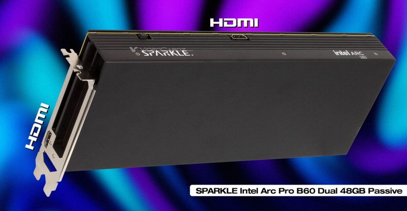 Sparkle    Arc Pro B60 Dual Passive   HDMI   