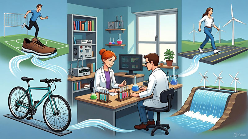 Нетоксичное и дармовое: учёные создали пьезоэлектрический материал для выработки электричества в движении