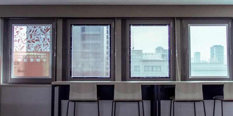 Panasonic впервые доверила остекление офиса прозрачными солнечными панелями обычным рабочим со стройки