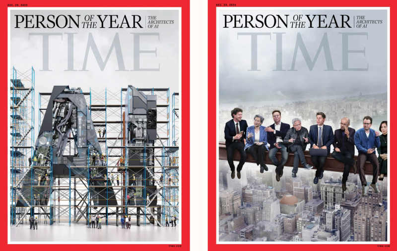Журнал Time назвал Человеком года Хуанга, Альтмана, Маска и других архитекторов ИИ