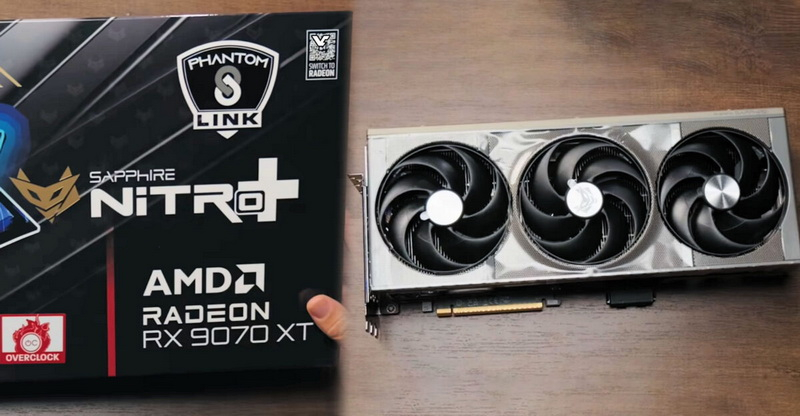 Sapphire выпустит Radeon RX 9070 XT Nitro Phantom Link с поддержкой беспроводного питания