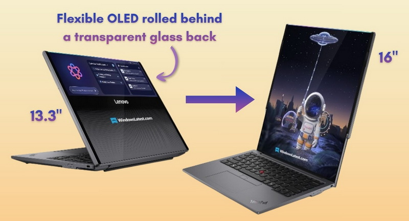 Lenovo&nbsp; ������� �� CES 2026 ������� ThinkPad Rollable XD Concept �� ��������������� ����������� OLED-�������