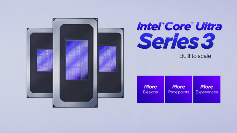 Intel представила мобильные 18-ангстремные процессоры Core Ultra Series 3  самые энергоэффективные x86-чипы