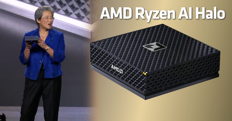 AMD представила настольный суперкомпьютер AI Halo  конкурент Nvidia DGX Spark, но с поддержкой Windows и игр