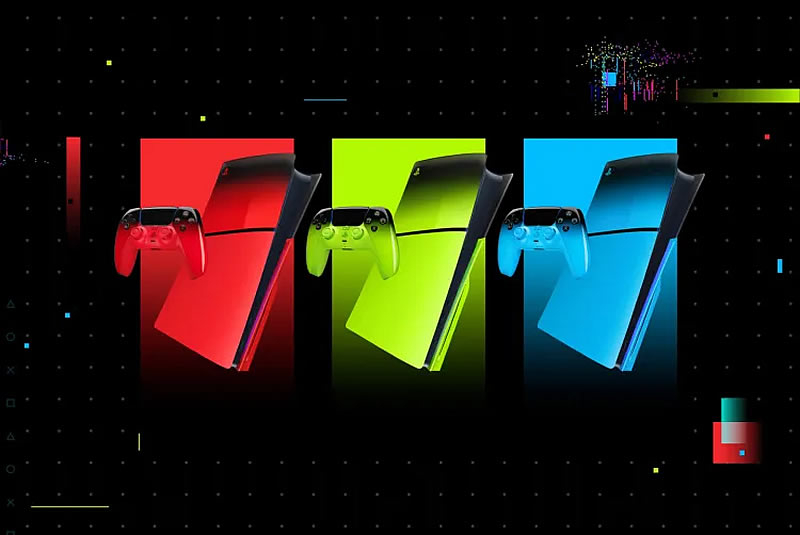 Sony анонсировала лимитированную коллекцию ярких RGB-чехлов для PlayStation 5