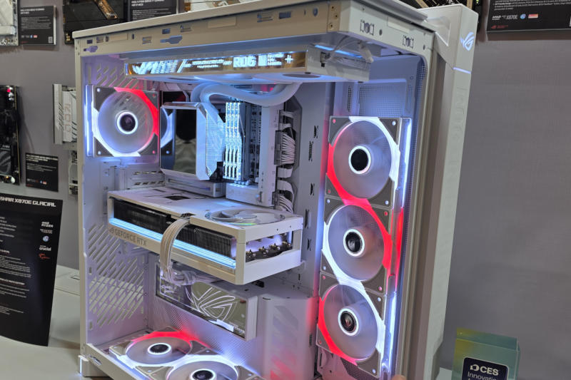 Asus представила беспроводные системы жидкостного охлаждения ROG Strix LC IV