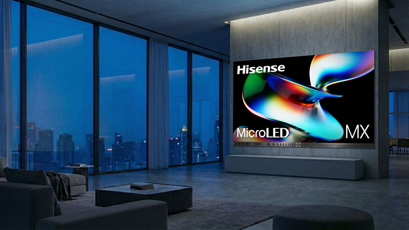 Hisense анонсировала первый в мире экран на RGBY MicroLED  163-дюймовый 163MX