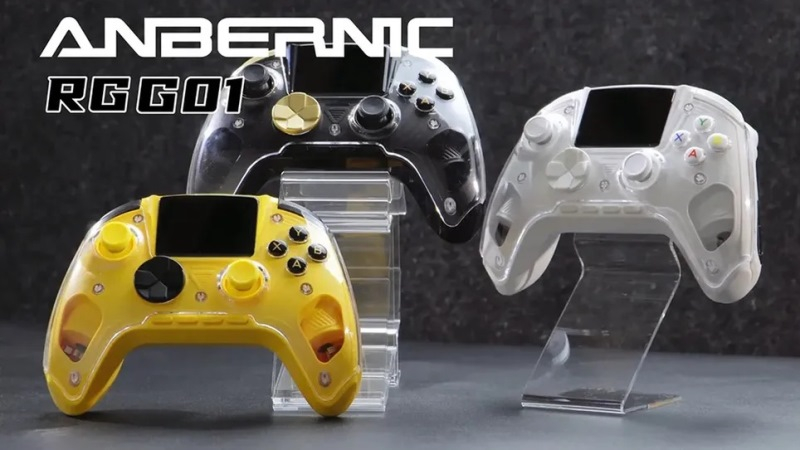 Представлен Anbernic RG G01  геймпад со встроенным датчиком пульса и дисплеем