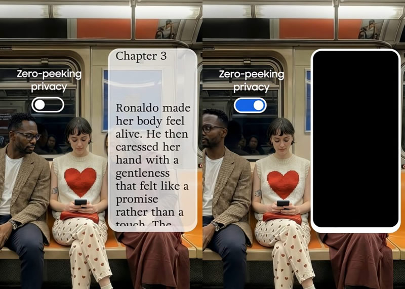 Galaxy S26 получит защиту от любопытных Варвар  новый OLED скроет содержимое от посторонних