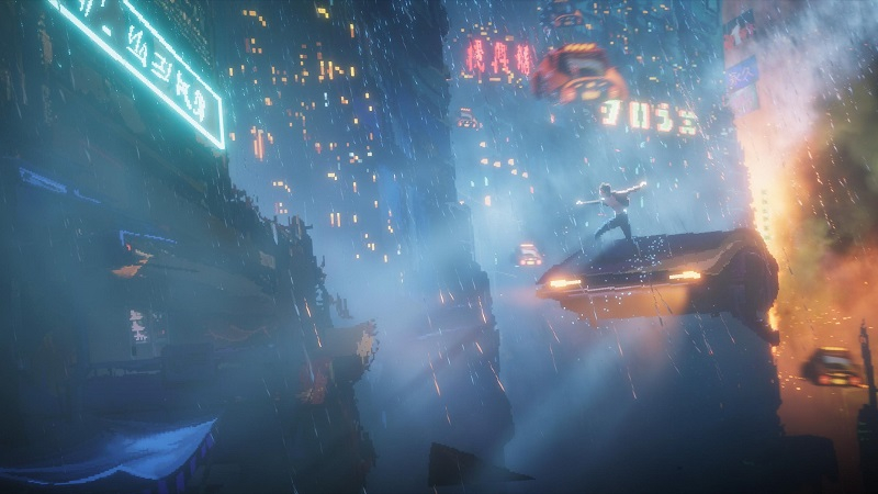 Киберпанковый инди-долгострой The Last Night готовится выйти из тени — разработчик заворожил игроков новыми кадрами