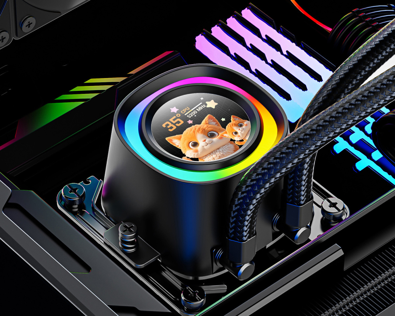 Новая статья: Система жидкостного охлаждения ID-Cooling FX360 LCD: кому котиков Недорого