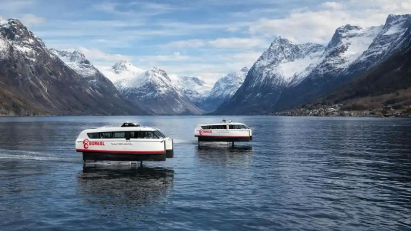 Норвегия заказала первый флот морских электрических маршруток  паромов на подводных крыльях