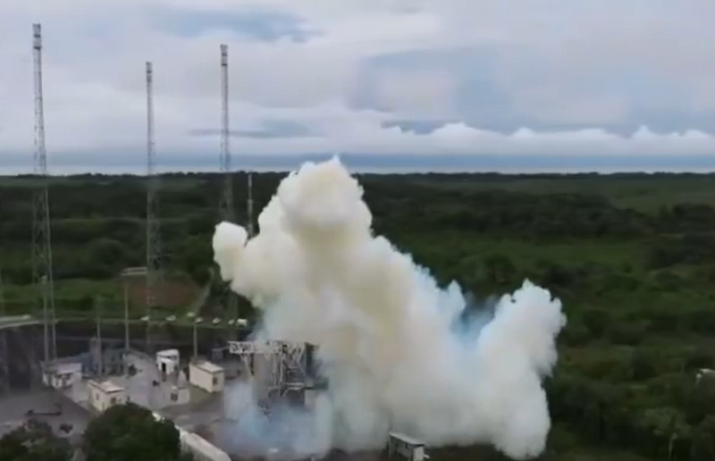 На космодроме Куру разрушили стартовый комплекс для запуска российских ракет