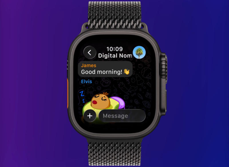 �����&nbsp; ����������� ���������� Telegram ��� Apple Watch
