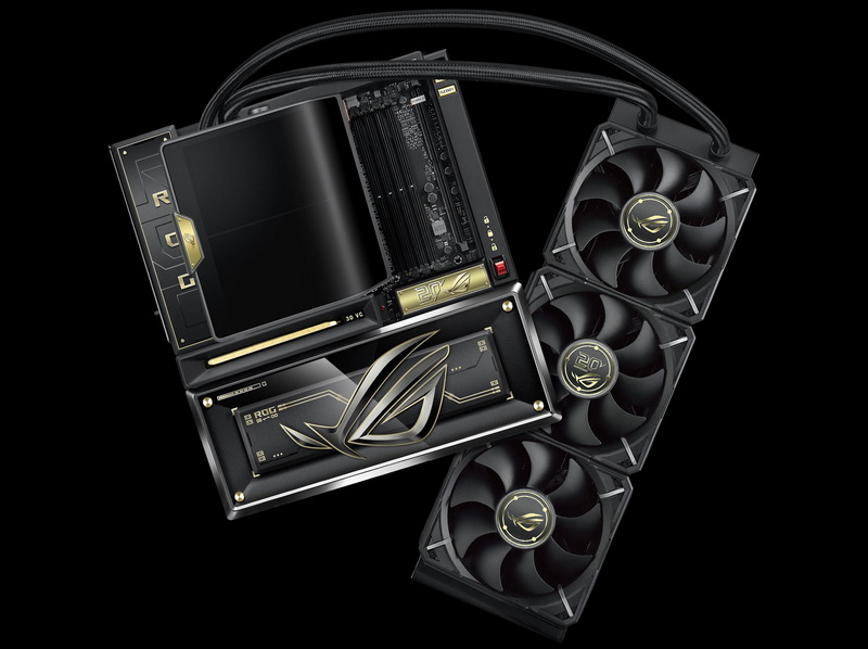 Полный комплект комплектующих и аксессуаров Asus ROG 20th Anniversary Collection Edition оценён в $16 580 в Китае