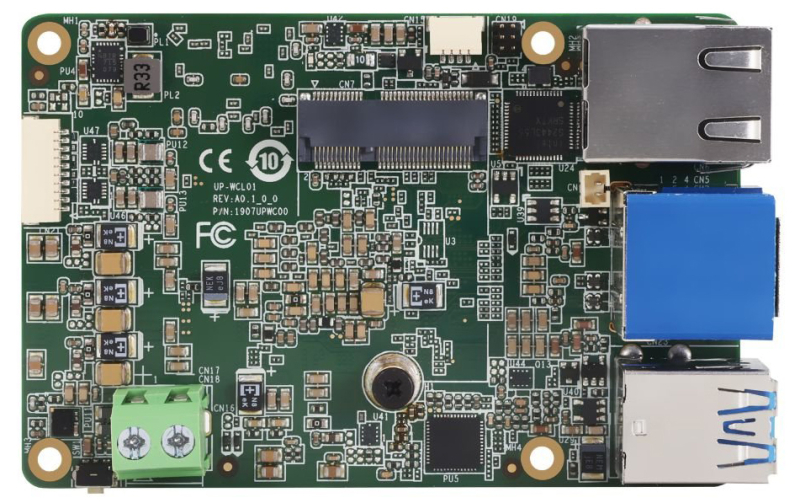 Одноплатник AAEON UP WCL размером с кредитку получил чип Intel Wildcat Lake и 24 Гбайт RAM