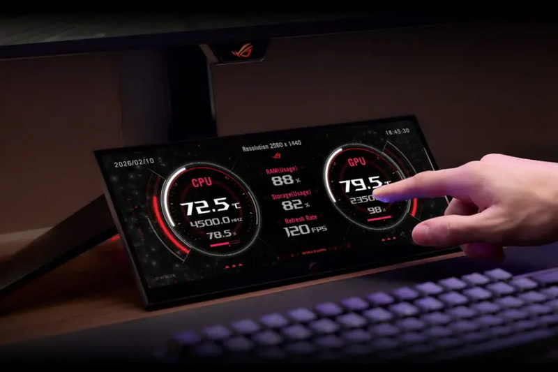 Asus выпустила 12,3-дюймовый сенсорный экран ROG Strix XG129C для ПК по цене полноразмерного монитора