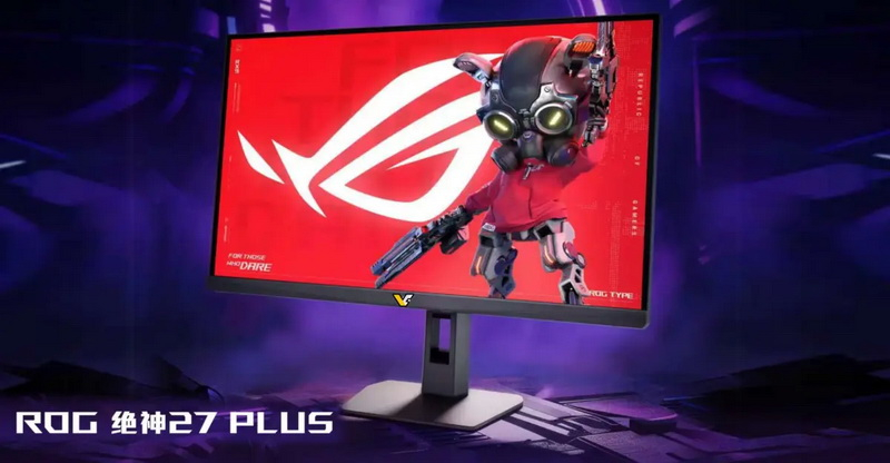 Asus представила игровой монитор ROG 27 Plus с тремя режимами работы: 4K@240 Гц, QHD@400 Гц и FHD@488 Гц