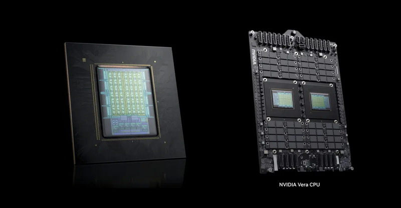 Nvidia раскрыла детали процессора Vera: 88 Arm-ядер Olympus, 176 потоков и память LPDDR5X с пропускной способностью 1,2 Тбайт/с