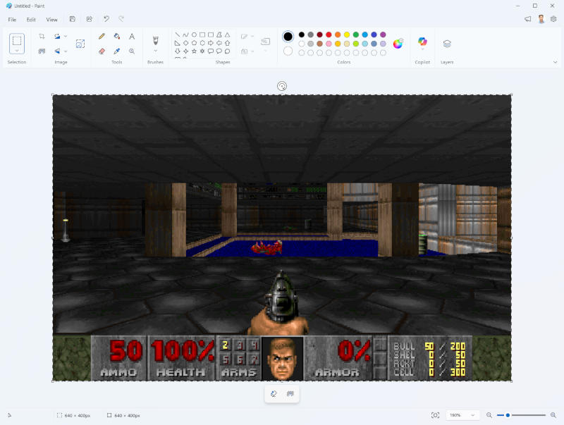 Doom запустили прямо в Paint — и к этому причастен технический директор Microsoft Azure