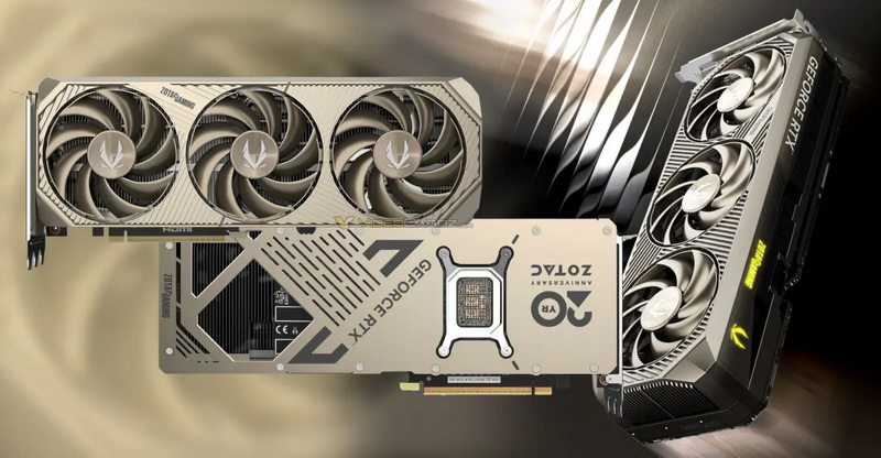 Zotac выпустила юбилейную GeForce RTX 5080 Solid Core OC 20th Anniversary Edition