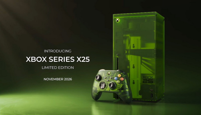 Спецверсия игровой приставки Xbox Series X25 поступит в продажу 27 ноября за €900, если слухи верны