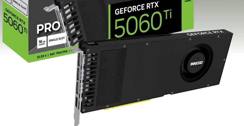Inno3D&nbsp; ��������� ������ GeForce RTX 5060 Ti 16GB Pro