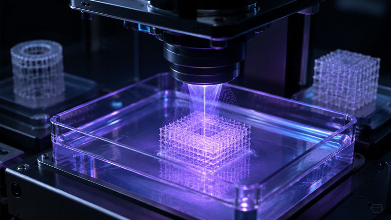 Учёные&nbsp; создали голографический 3D-принтер — он штампует модели вспышками света