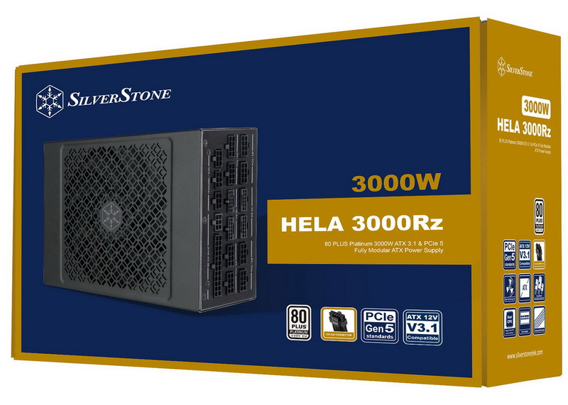 SilverStone выпустила блок питания HELA 3000Rz на 3000 Вт — он справится с четвёркой RTX 5090