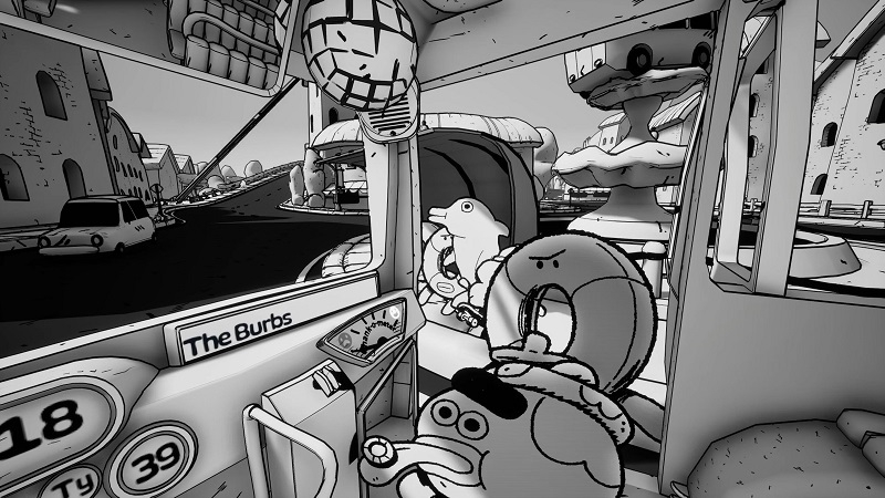 Комедийный симулятор водителя автобуса Thank You Bus Driver от Double Fine отправит игроков раздавать пощёчины и принимать благодарности