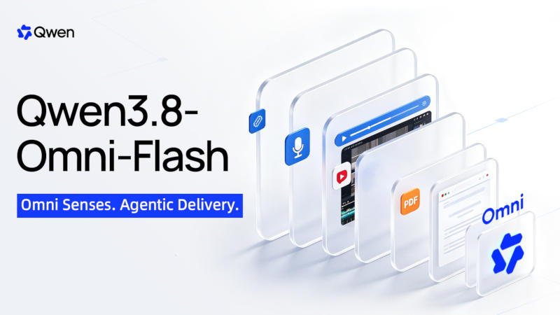Alibaba выпустила всеядную модель Qwen3.8-Omni-Flash с контекстом на 1 млн токенов