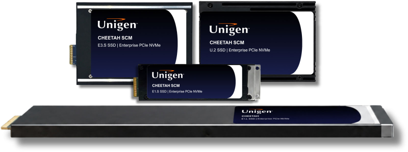 От SLC до QLC: Unigen выпустила новые SSD семейства Cheetah для ИИ-платформ