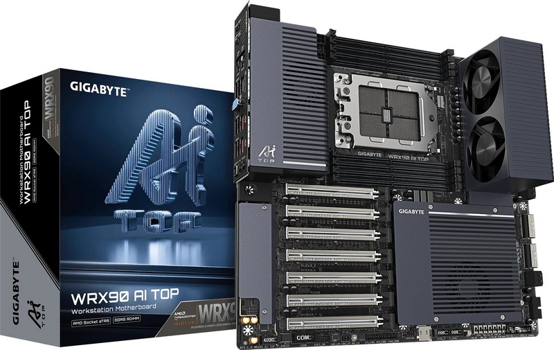 ������&nbsp; ��������� � �� 2 ����� ��� � �������: Gigabyte ����������� ����� ��� Threadripper Pro