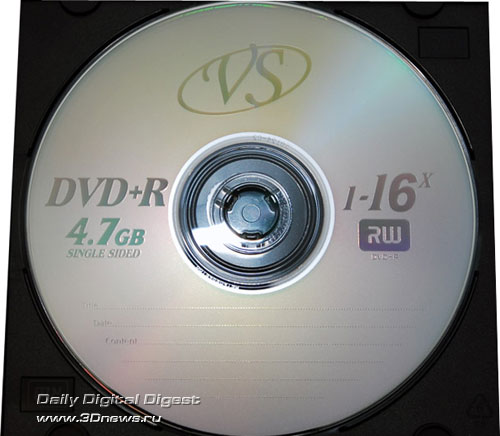  VS DVD+R 16x 