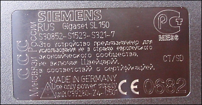  Siemens Gigaset SL150 Colour 