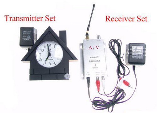  Spy Camera Alarm Clock< 