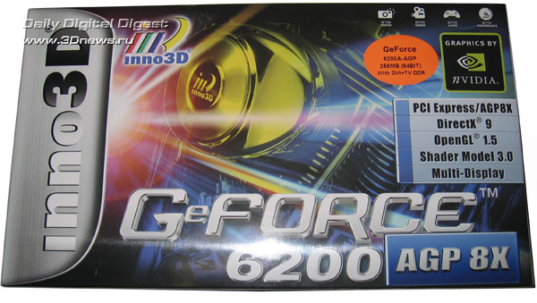  Inno3D GeForce 6200A 128Mb и 256Mb 