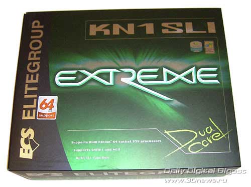  ECS KN1SLI Extreme на чипсете nVidia nForce4 SLI 