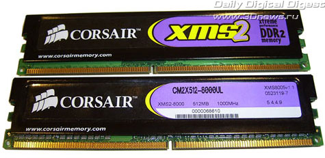  Corsair DDR2 TWIN2X1024-8000UL1 