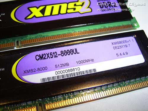  Corsair DDR2 TWIN2X1024-8000UL1 