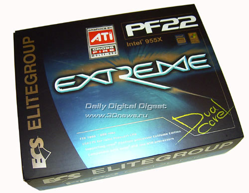  ECS PF22 Extreme на чипсете Intel 955X 