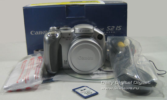  Комплектация Canon PowerShot S2 IS 