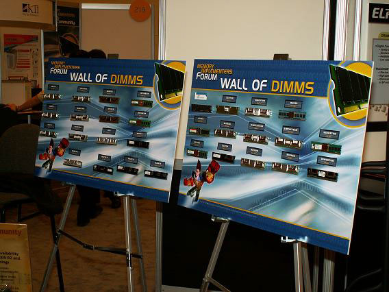  IDF Wall of DIMMS 