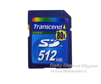  SD Transcend 80x 